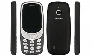 Nokia 3310 4G Deep Black Front,Back And Side