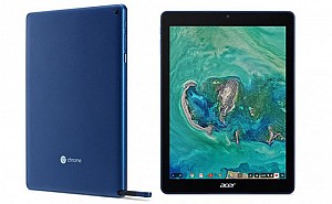 Acer Chromebook Tab 10 Blue Front,Back And Side