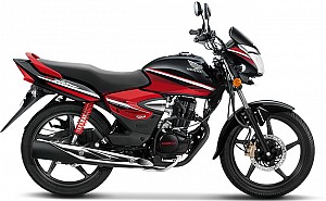 Honda CB Shine Disc CBS Limited Edition Black With Imperial Red Metallic