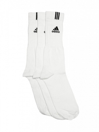 Adidas Unisex White Pack of 3 socks02