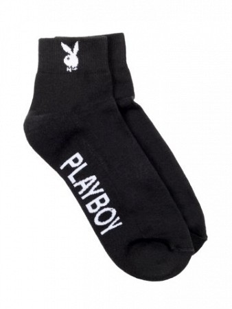 Playboy Men Black Socks05