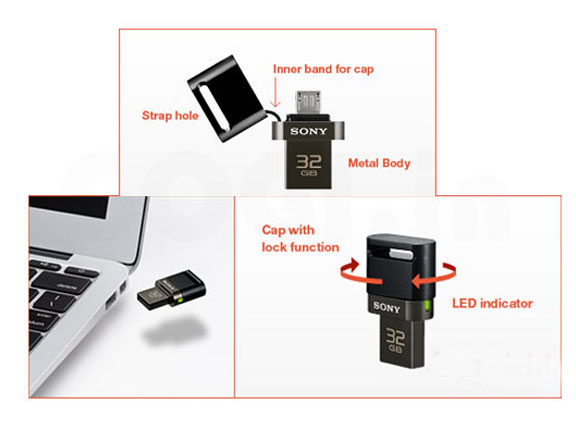 Sony Dual USB Pendrive