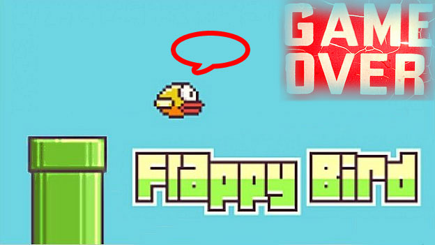 flappybird game over