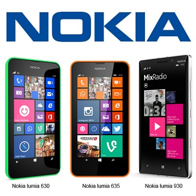 New Lumia 630, 635, 930