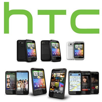 htc logo with phone