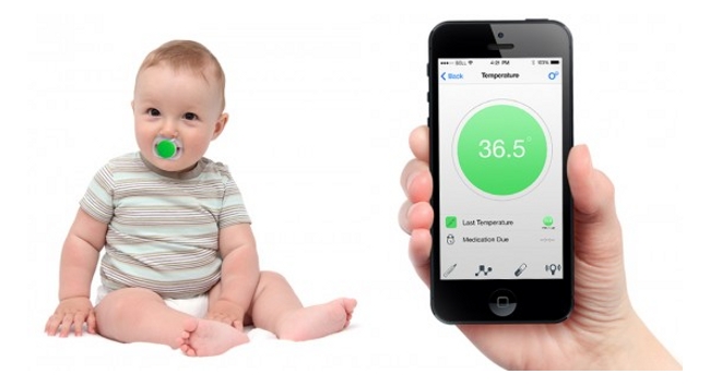 Bluetooth enabled Smart Pacifier