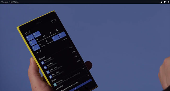 First Build of Windows 10 technical Preview for Phones