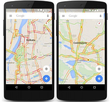 Google Maps Traffic Feature