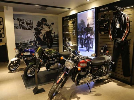 triumph motorcycles india