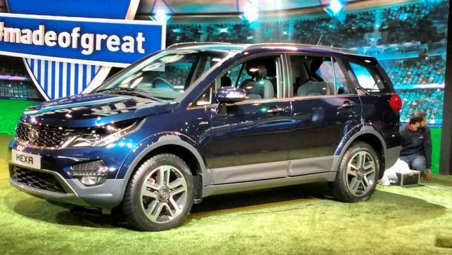 Tata Hexa SUV Showcased at the 2016 Auto Expo