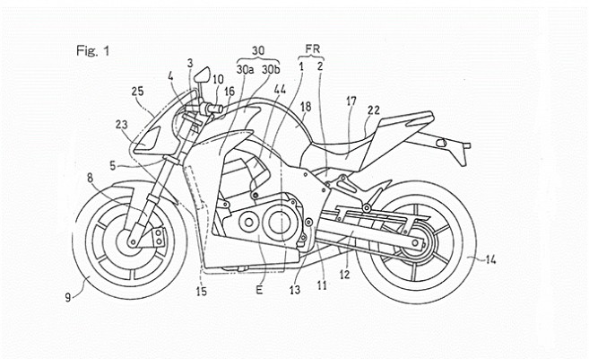 2017 Kawasaki Z800 Patent Image