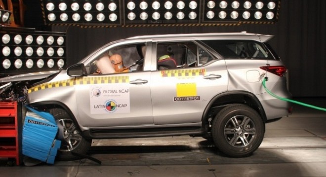 New Toyota Fortuner Under NCAP Test