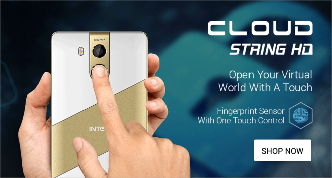 Intex has propelled its new Cloud String HD Smartphone in India