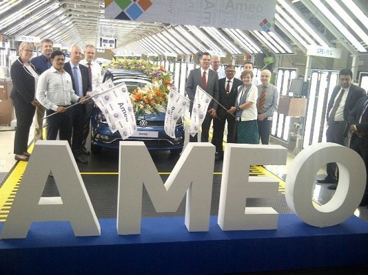 Volkswagen Ameo Rolls Out of Chakan Facility