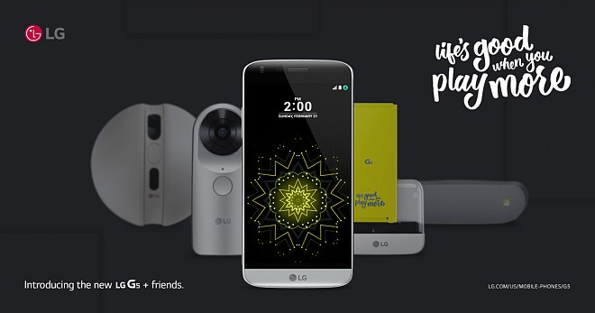 LG Unveiled G5 Modular Smartphone in India Today