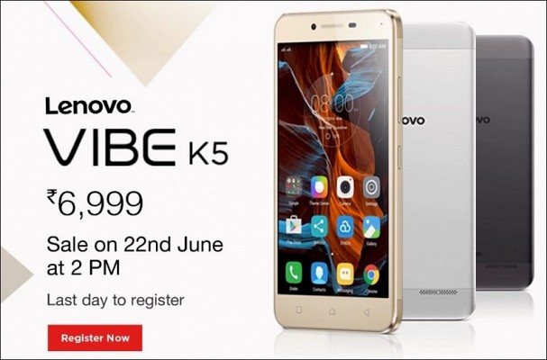 Grab Lenovo Vibe K5 Today From Its First Sale Via Amazon