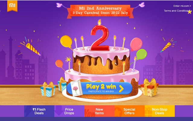 Xiaomi 2nd Anniversary: Lucrative Discounts On Various Mi Products