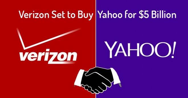 Verizon is going to buy Yahoo