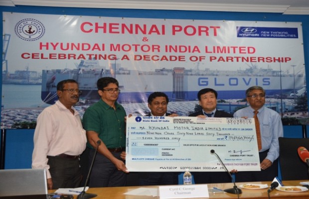 HMIL Celebrated 10-Year Partnership With Chennai Port