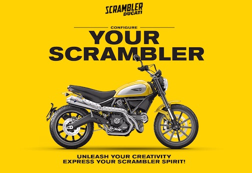 Customize Your Ducati Scrambler with Online Configurator