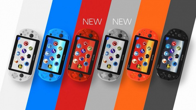 Sony reported two new colors for the PS Vita