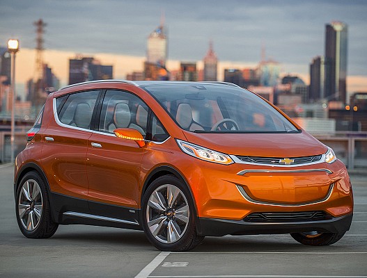 2016 Chevrolet Bolt Electric Vehicle front side profile