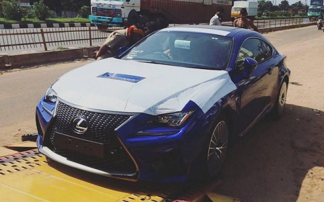 Lexus RC-F Spotted on the Indian Soil