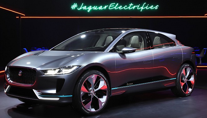 Jaguar All Electric I-Pace SUV Concept at LA Auto Show