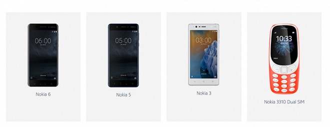 Nokia 3310 Returns along with Nokia 3, Nokia 5 and Nokia 6