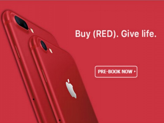 Apple iPhone 7 and iPhone 7 Plus Red Color Variant Available For Pre-booking in India