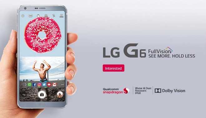 LG G6 Launched in India at a price of Rs 51,990; Get Cash Back Upto Rs 10,000