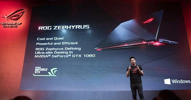 Asus ROG Zephyrus Gaming Laptop with Nvidia GeForce GTX 1080