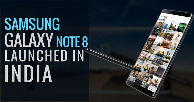 Samsung Galaxy Note 8 India Launch