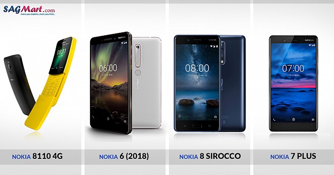 Nokia Introduces Smartphones Line Up With 4G Variant of 8110