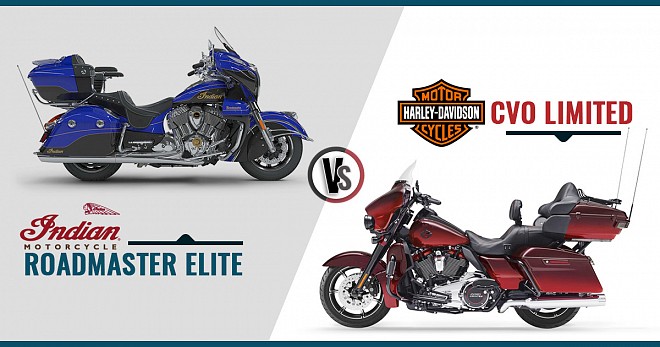 Indian Roadmaster Elite Vs Harley Davidson CVO Limited