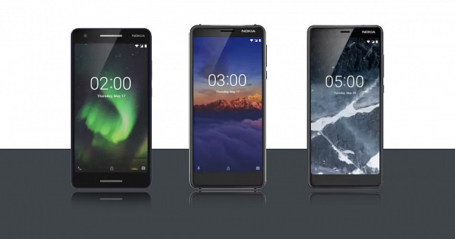 Nokia 2,3,5(2018)