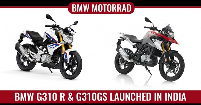 BMW G310GS and G310 R