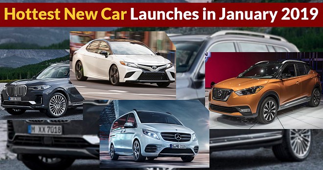Hottest new car launches in January 2019