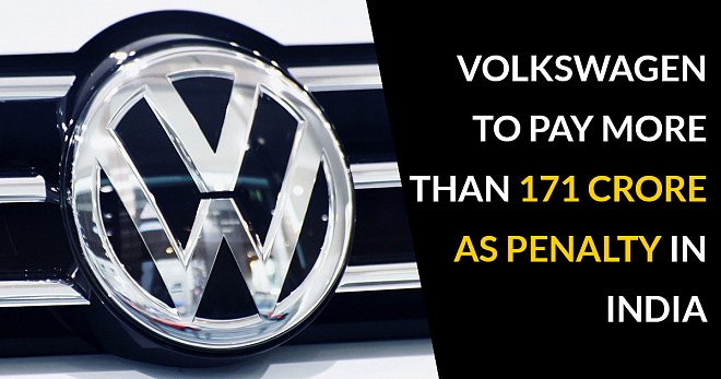 Volkswagen Pay More Than 171 Crore As Penalty in India