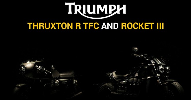 Triumph Thruxton TFC and Thruxton Rocket III