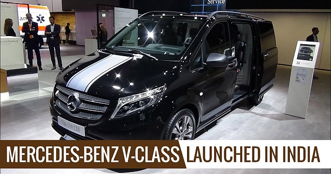 Mercedes-benz V-class Launched