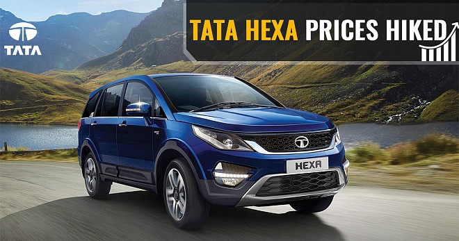 Tata Hexa Prices Hiked