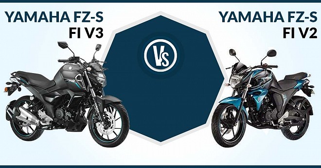 Yamaha FZ-S FI Version 3.0 Vs Version 2.0
