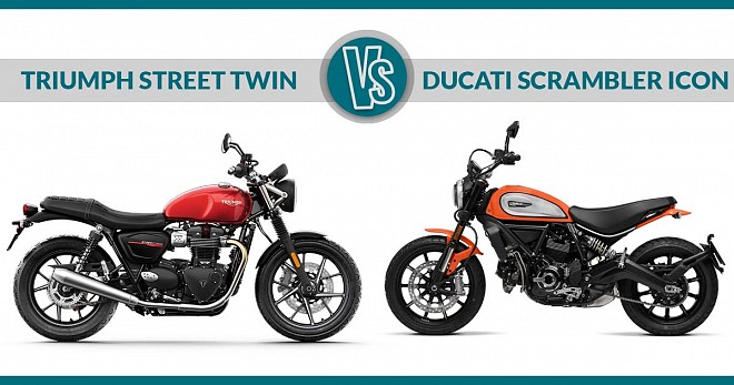 Triumph Street Twin vs Ducati Scrambler Icon