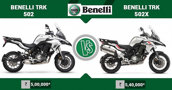 Benelli TRK 502 vs TRK 502X