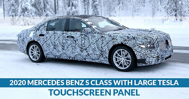 2020 Mercedes Benz S Class With Large Tesla Touchscree