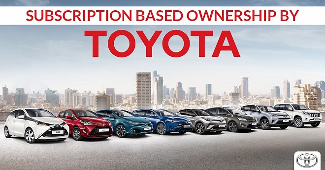 Subscription Based Ownership by Toyota