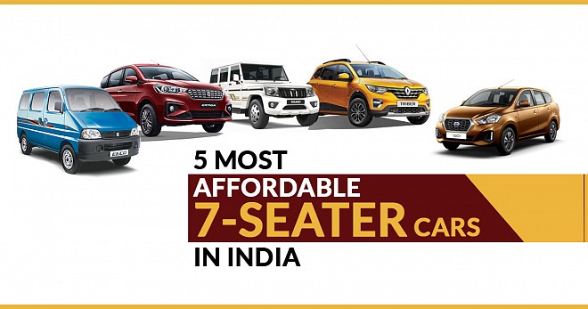 Five Most Affordable 7-Seater Cars