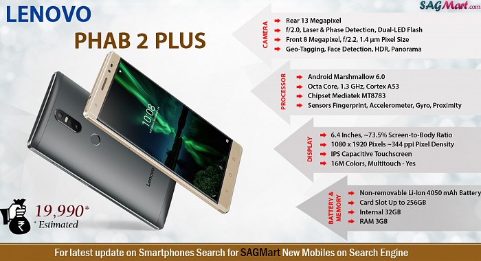 Lenovo Phab 2 Plus Infographic