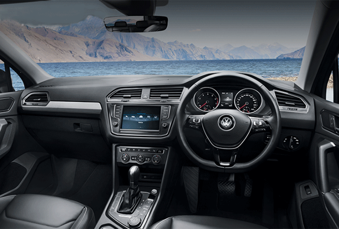 Volkswagen Tiguan SUV Launched In India Interior Dashboard Profile